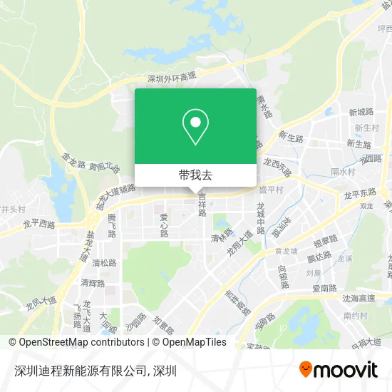 深圳迪程新能源有限公司地图