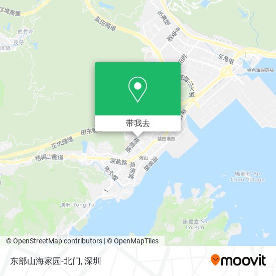 东部山海家园-北门地图