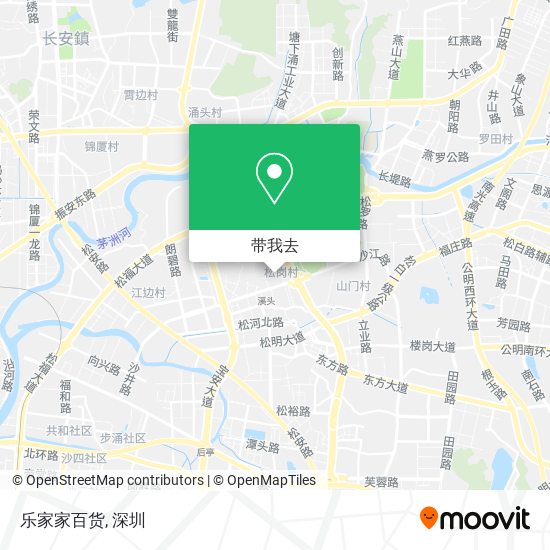 乐家家百货地图