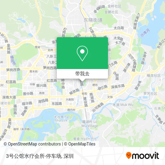 3号公馆水疗会所-停车场地图
