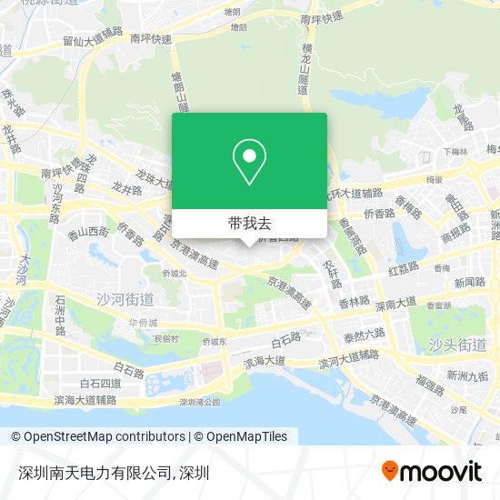 深圳南天电力有限公司地图