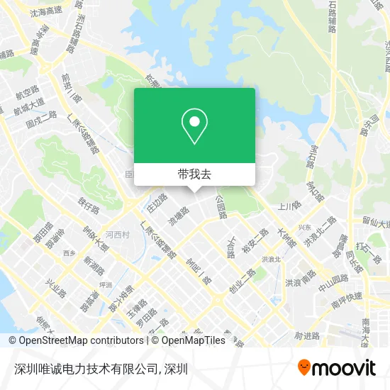 深圳唯诚电力技术有限公司地图