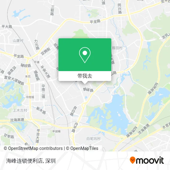 海峰连锁便利店地图