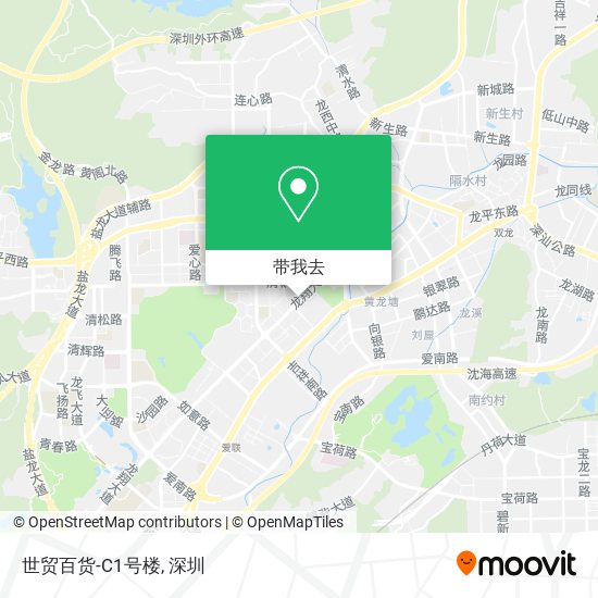 世贸百货-C1号楼地图