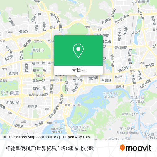 维德里便利店(世界贸易广场C座东北)地图