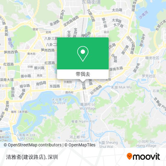 清雅斋(建设路店)地图