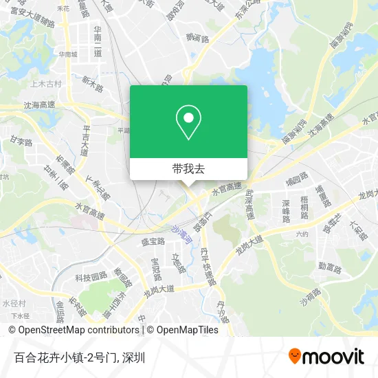 百合花卉小镇-2号门地图