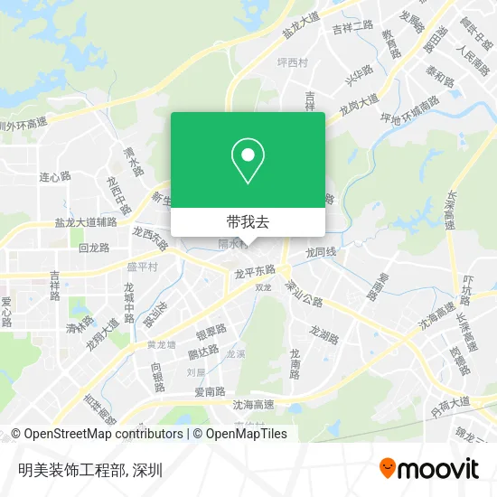 明美装饰工程部地图