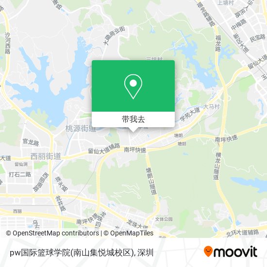pw国际篮球学院(南山集悦城校区)地图