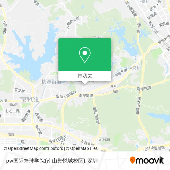 pw国际篮球学院(南山集悦城校区)地图