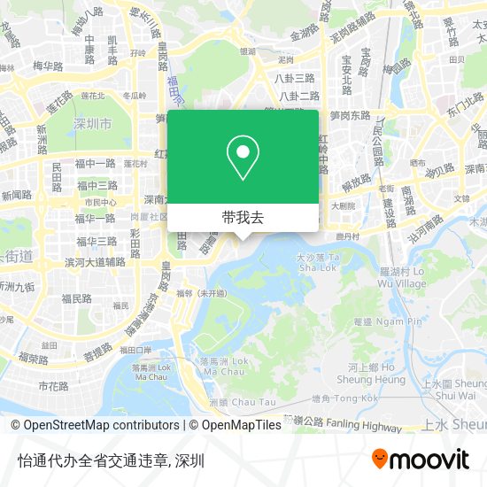 怡通代办全省交通违章地图