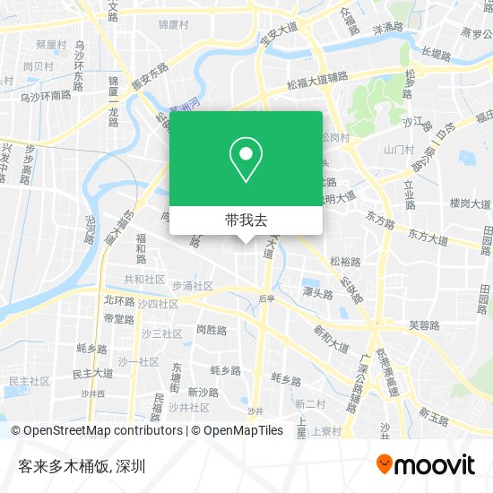 客来多木桶饭地图
