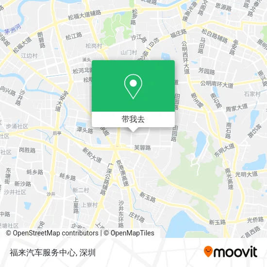 福来汽车服务中心地图
