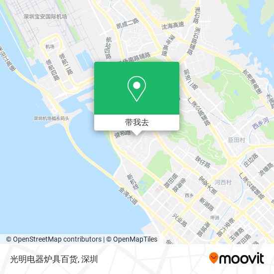 光明电器炉具百货地图