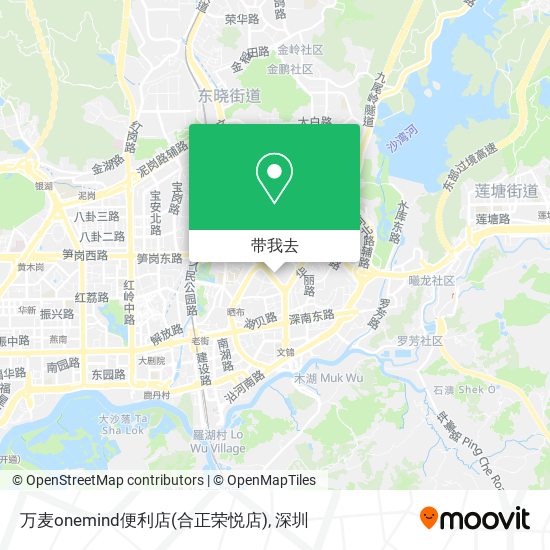 万麦onemind便利店(合正荣悦店)地图