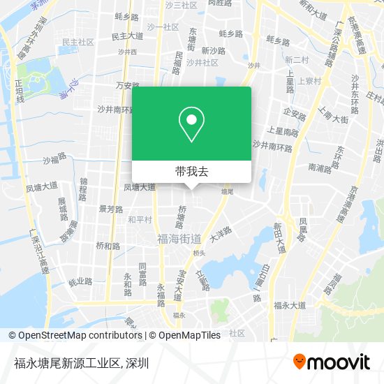 福永塘尾新源工业区地图