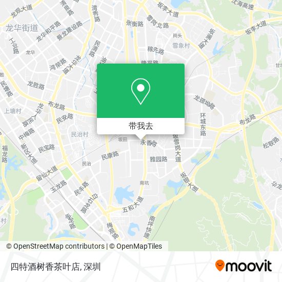 四特酒树香茶叶店地图