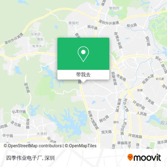 四季伟业电子厂地图