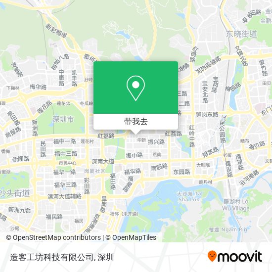 造客工坊科技有限公司地图