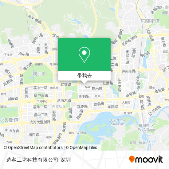 造客工坊科技有限公司地图