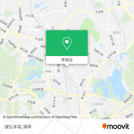 骏弘车花地图