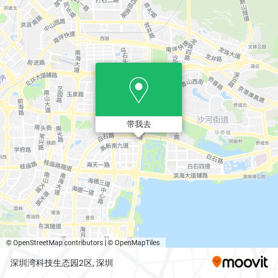 深圳湾科技生态园2区地图