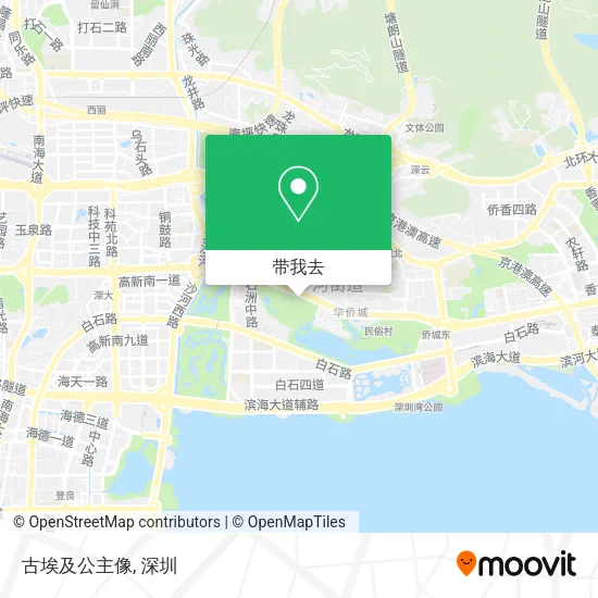 古埃及公主像地图