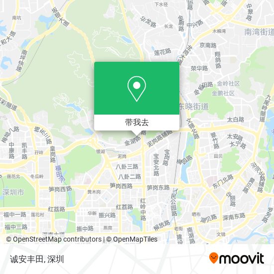 诚安丰田地图