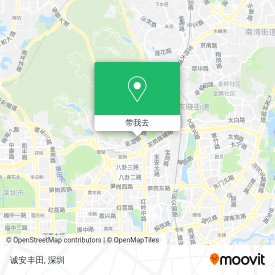 诚安丰田地图