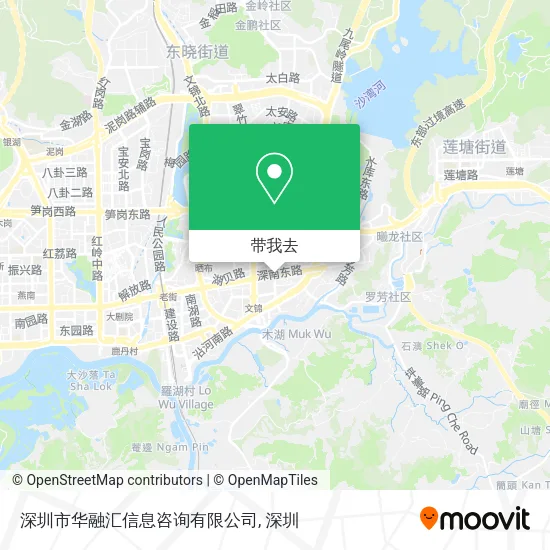 深圳市华融汇信息咨询有限公司地图
