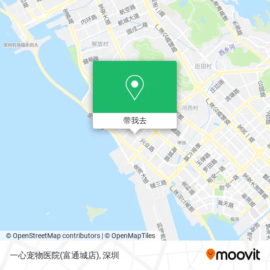 一心宠物医院(富通城店)地图