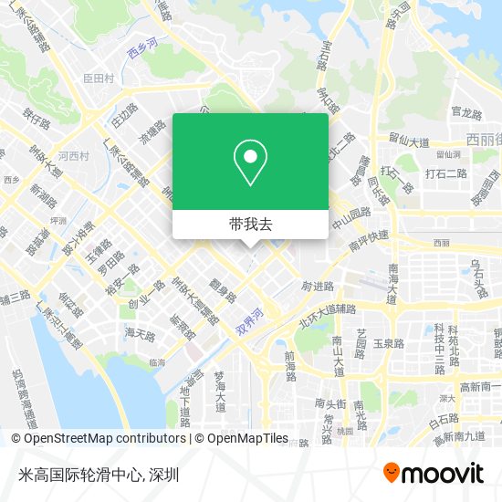 米高国际轮滑中心地图