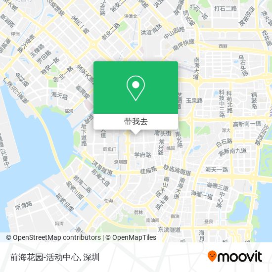 前海花园-活动中心地图