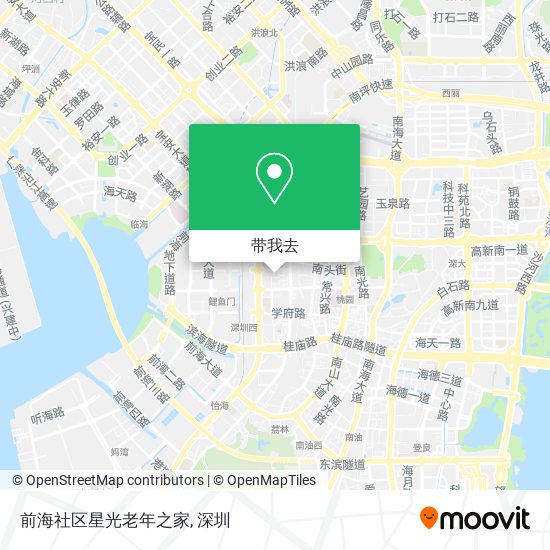 前海社区星光老年之家地图