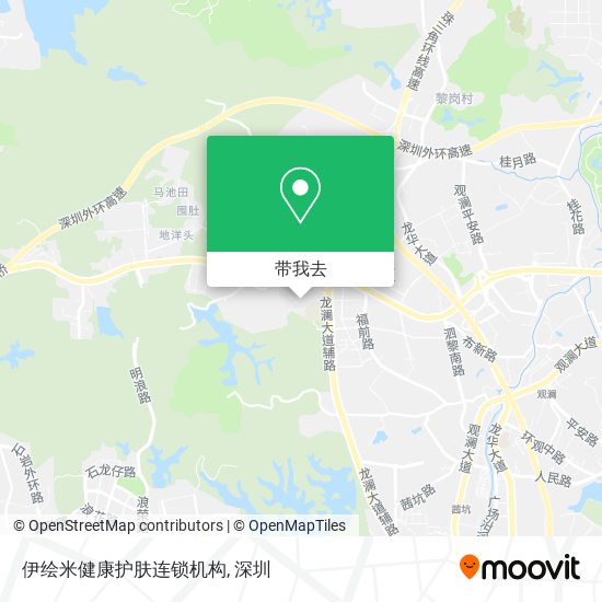 伊绘米健康护肤连锁机构地图