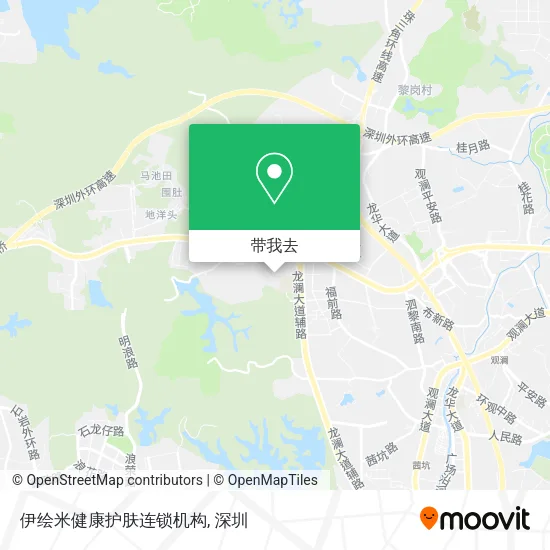 伊绘米健康护肤连锁机构地图