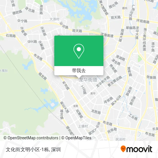 文化街文明小区-1栋地图