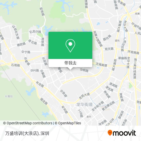 万盛培训(大浪店)地图
