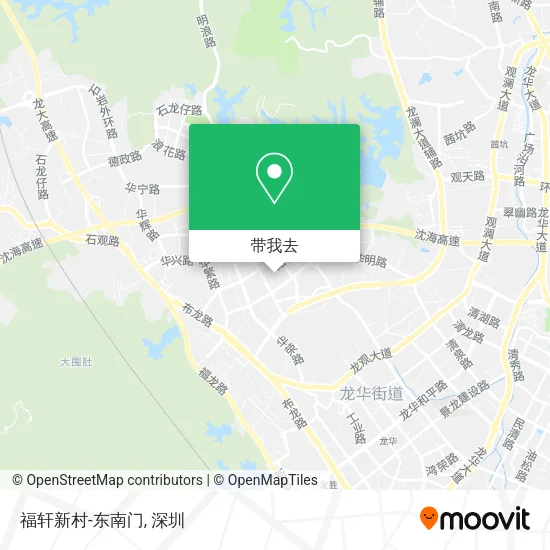 福轩新村-东南门地图