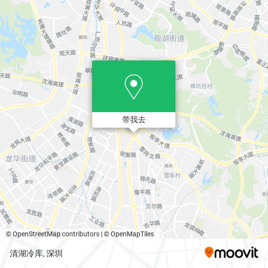 清湖冷库地图