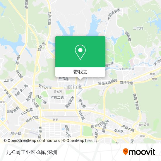九祥岭工业区-3栋地图