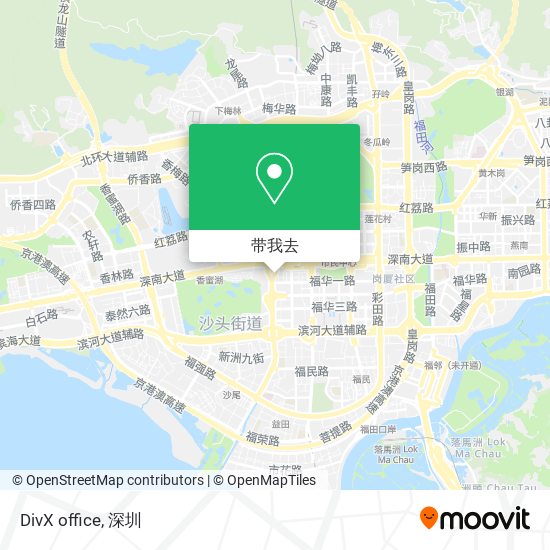 DivX office地图