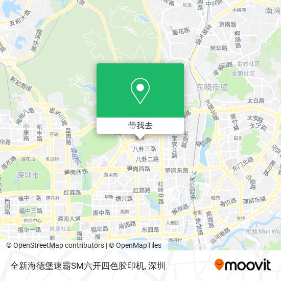全新海德堡速霸SM六开四色胶印机地图