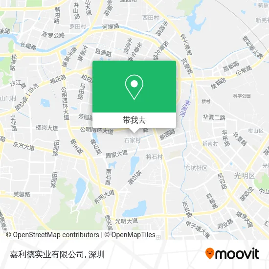 嘉利德实业有限公司地图