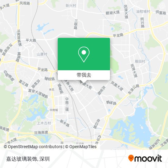 嘉达玻璃装饰地图