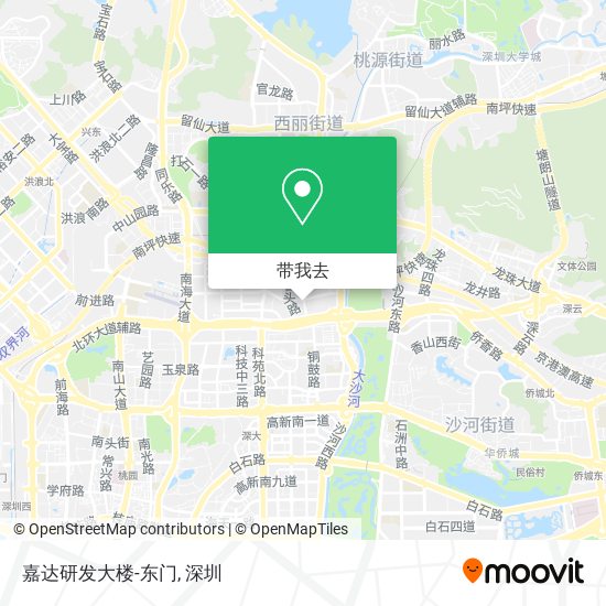嘉达研发大楼-东门地图