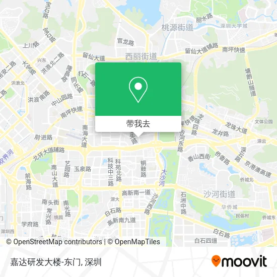 嘉达研发大楼-东门地图