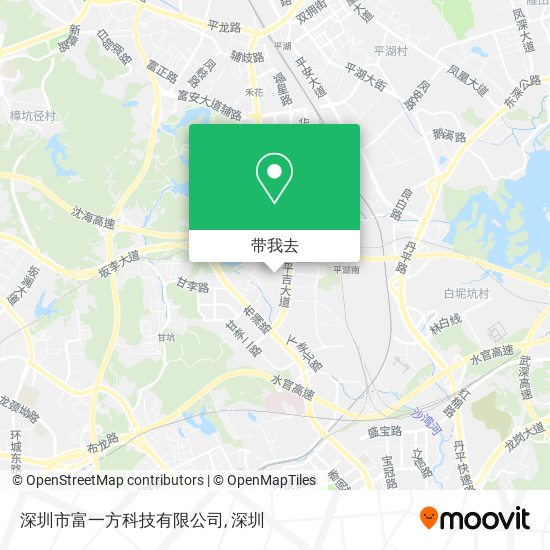 深圳市富一方科技有限公司地图