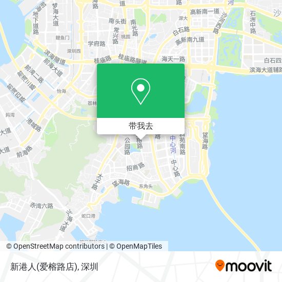 新港人(爱榕路店)地图