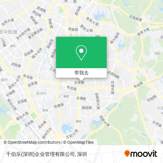 千伯乐(深圳)企业管理有限公司地图